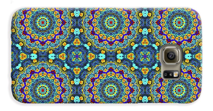 Blue Green Blur Kaleidoscope - Phone Case