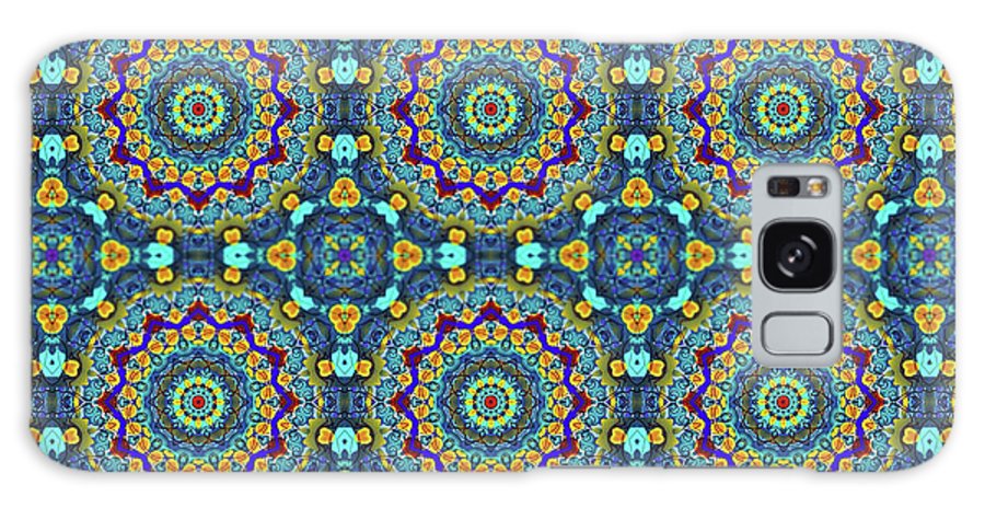 Blue Green Blur Kaleidoscope - Phone Case