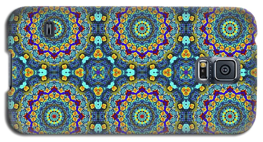 Blue Green Blur Kaleidoscope - Phone Case