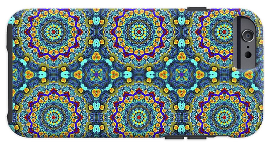 Blue Green Blur Kaleidoscope - Phone Case