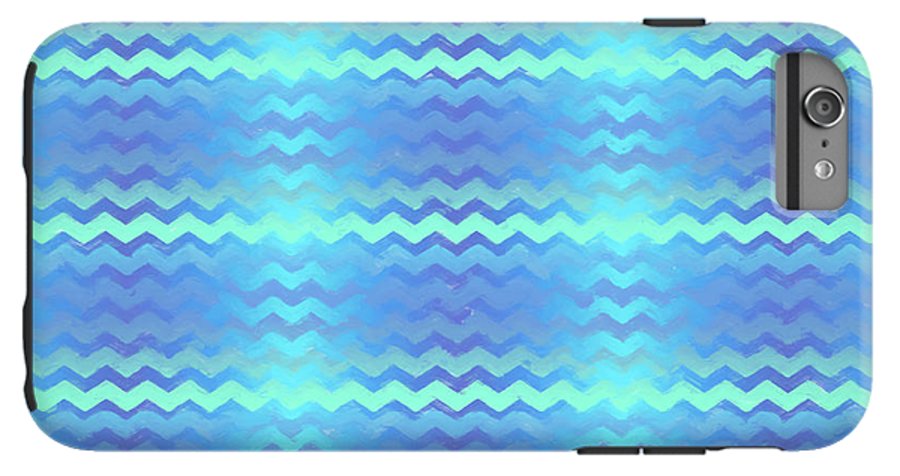 Blue Green Mermaid Chevron - Phone Case