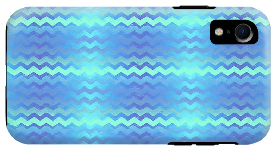 Blue Green Mermaid Chevron - Phone Case
