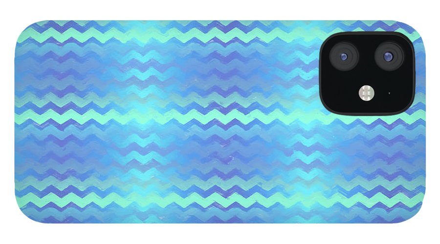 Blue Green Mermaid Chevron - Phone Case
