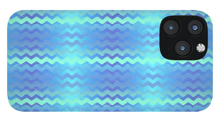 Blue Green Mermaid Chevron - Phone Case