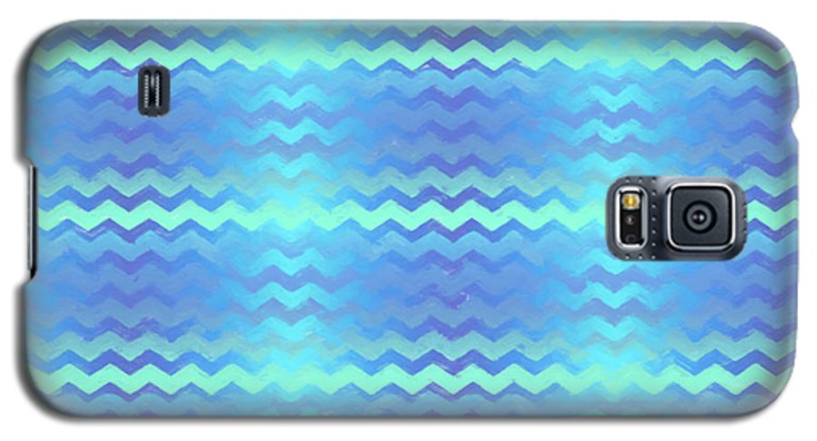 Blue Green Mermaid Chevron - Phone Case