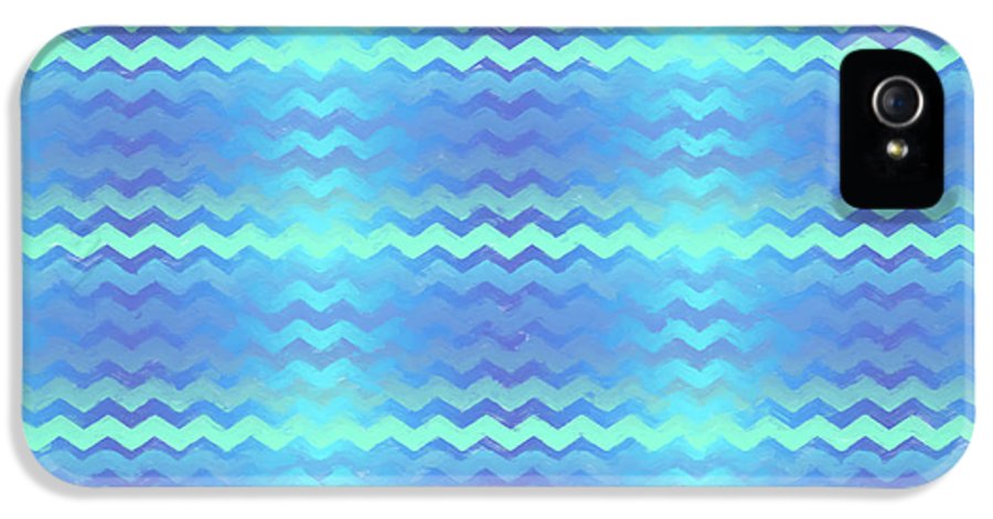 Blue Green Mermaid Chevron - Phone Case