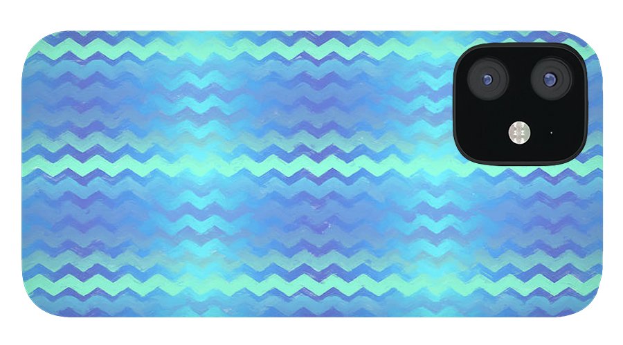 Blue Green Mermaid Chevron - Phone Case