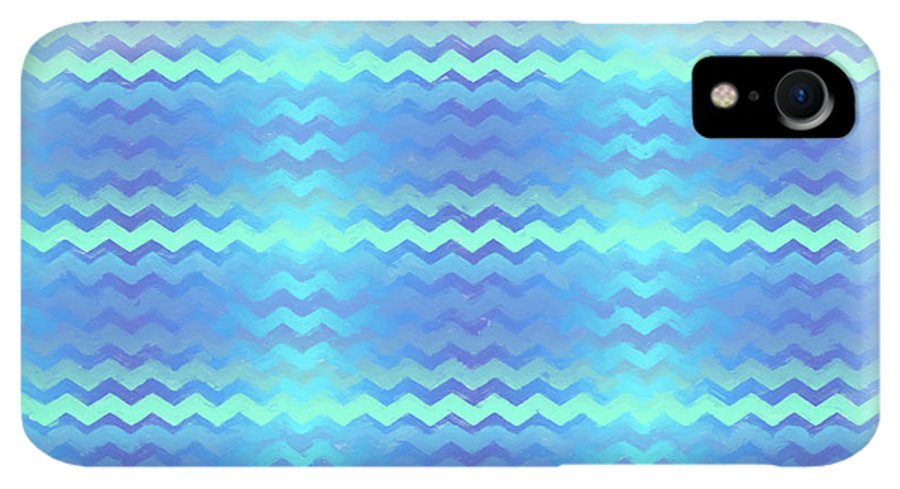 Blue Green Mermaid Chevron - Phone Case