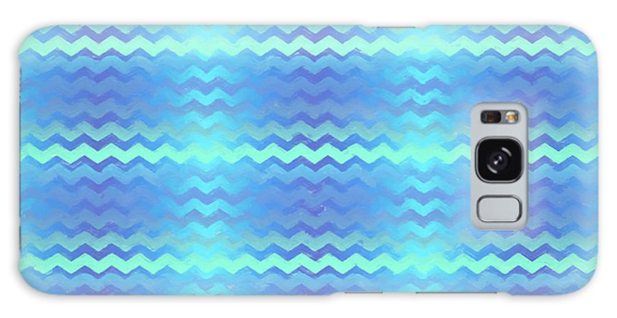 Blue Green Mermaid Chevron - Phone Case