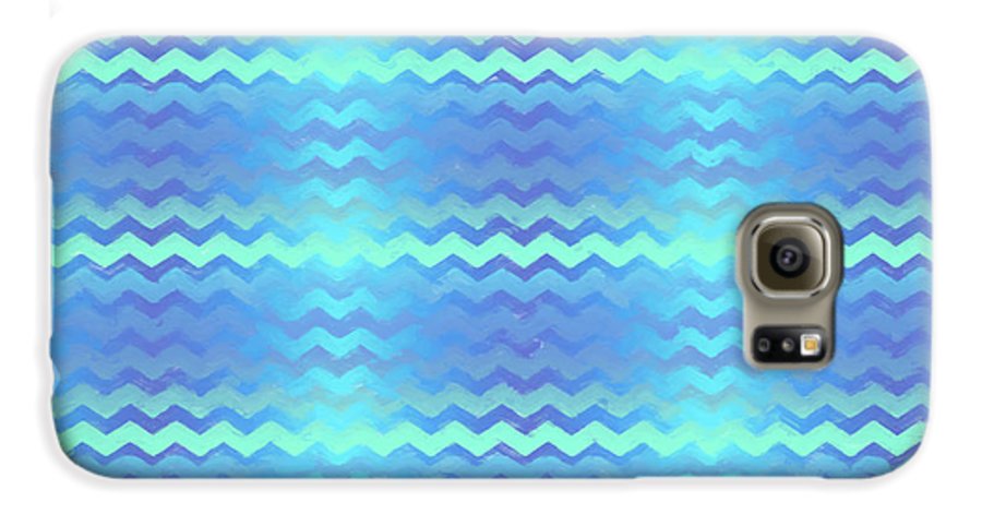 Blue Green Mermaid Chevron - Phone Case