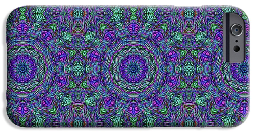 Blue Green Purple Kaleidoscope - Phone Case