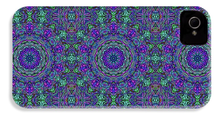 Blue Green Purple Kaleidoscope - Phone Case