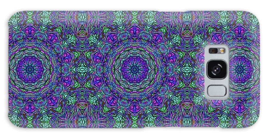 Blue Green Purple Kaleidoscope - Phone Case