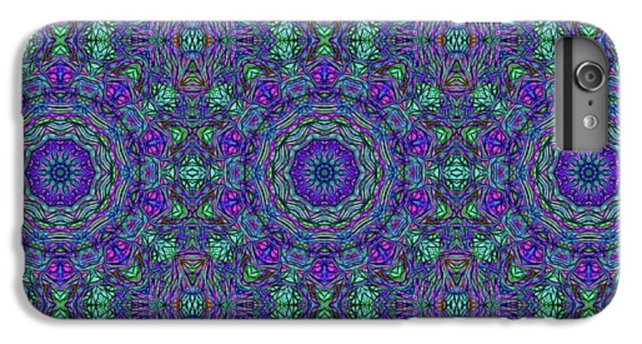 Blue Green Purple Kaleidoscope - Phone Case