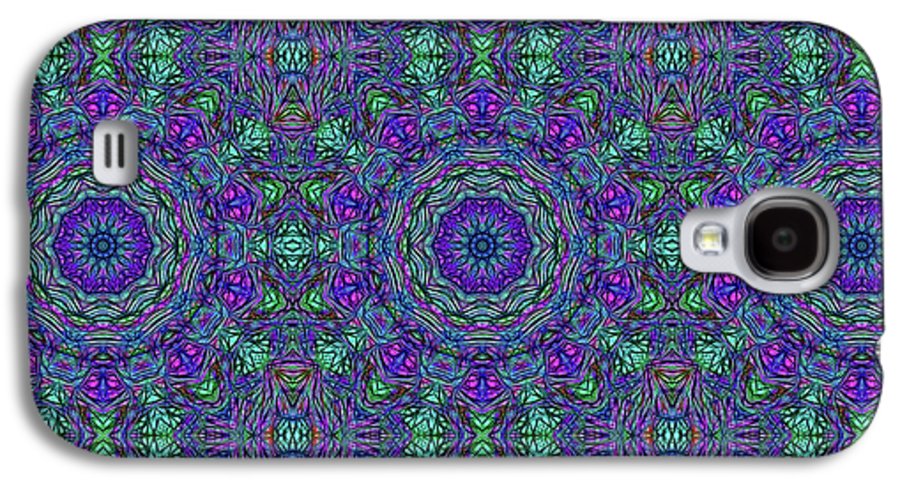 Blue Green Purple Kaleidoscope - Phone Case