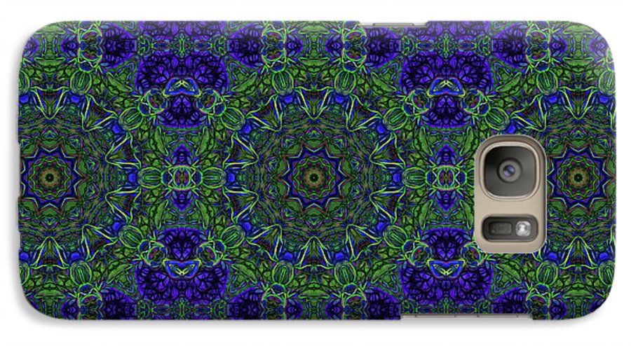 Blue Green Ribbon Kaleidoscope - Phone Case