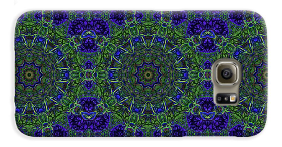 Blue Green Ribbon Kaleidoscope - Phone Case