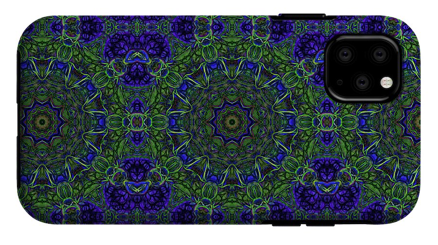 Blue Green Ribbon Kaleidoscope - Phone Case