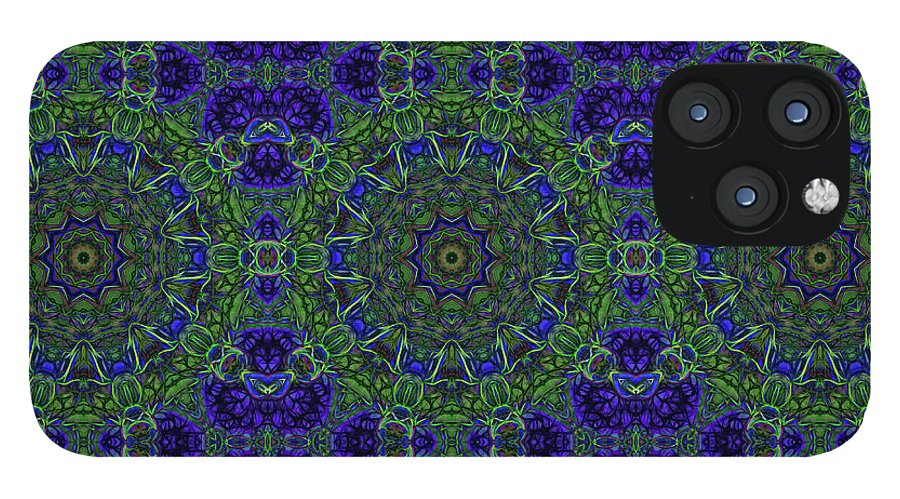 Blue Green Ribbon Kaleidoscope - Phone Case