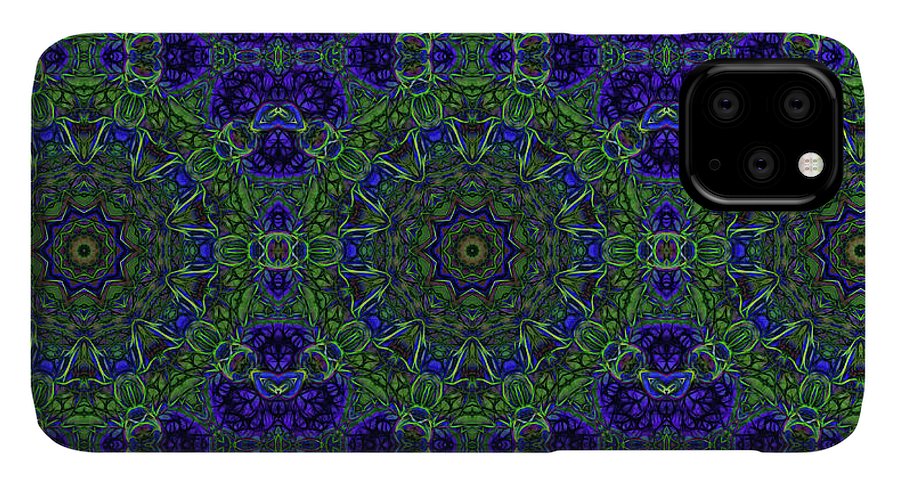 Blue Green Ribbon Kaleidoscope - Phone Case