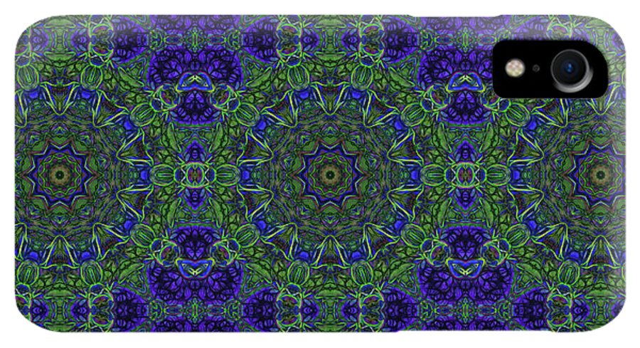 Blue Green Ribbon Kaleidoscope - Phone Case