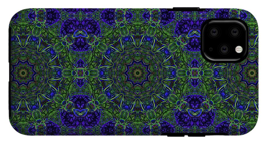 Blue Green Ribbon Kaleidoscope - Phone Case