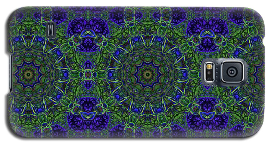 Blue Green Ribbon Kaleidoscope - Phone Case
