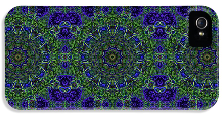 Blue Green Ribbon Kaleidoscope - Phone Case