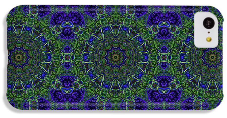 Blue Green Ribbon Kaleidoscope - Phone Case
