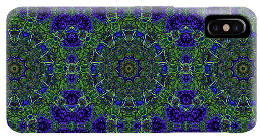 Blue Green Ribbon Kaleidoscope - Phone Case