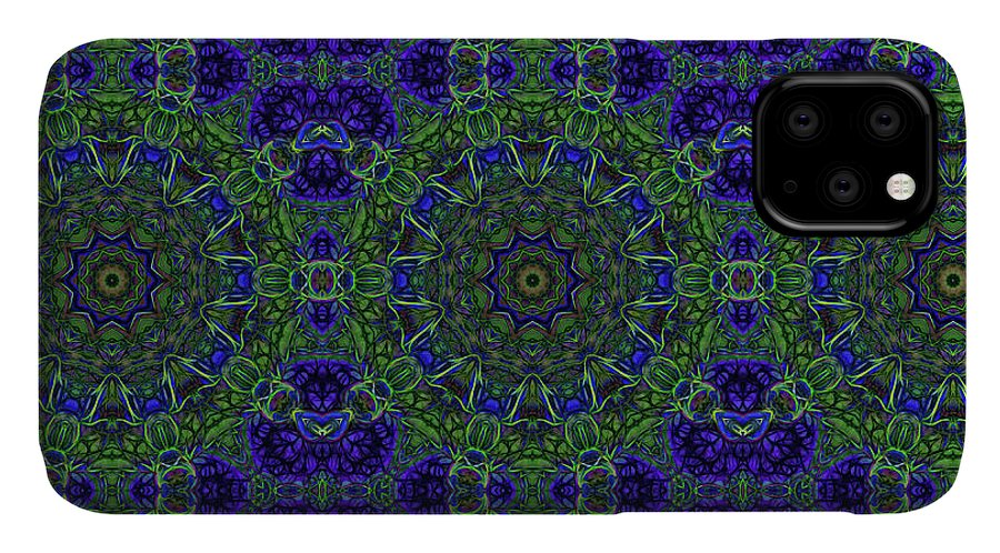 Blue Green Ribbon Kaleidoscope - Phone Case