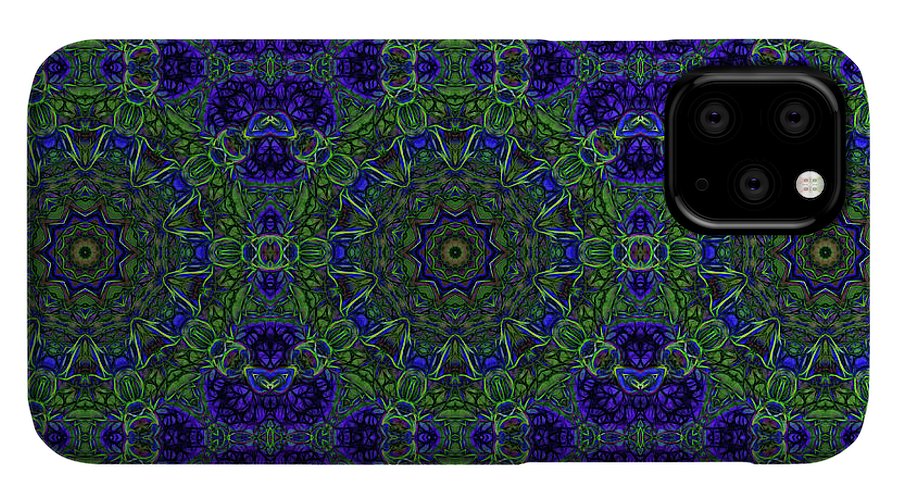 Blue Green Ribbon Kaleidoscope - Phone Case
