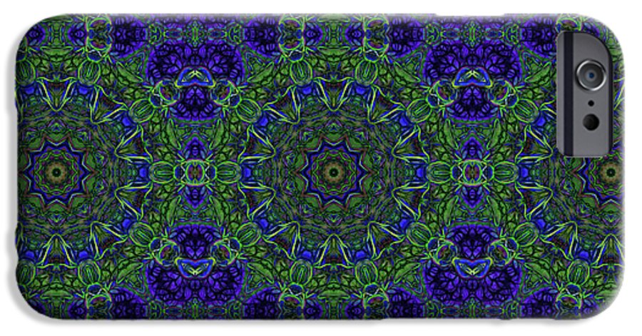Blue Green Ribbon Kaleidoscope - Phone Case