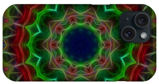 Blue Lotus Kaleidoscope - Phone Case