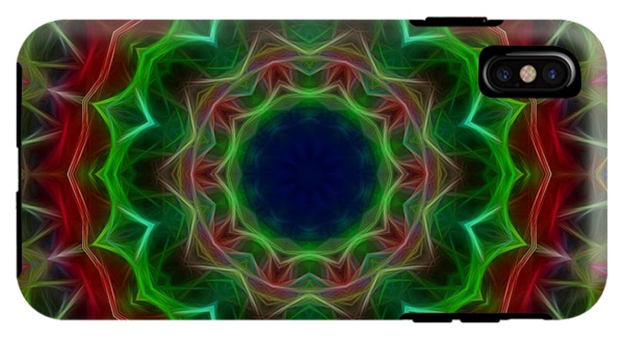 Blue Lotus Kaleidoscope - Phone Case