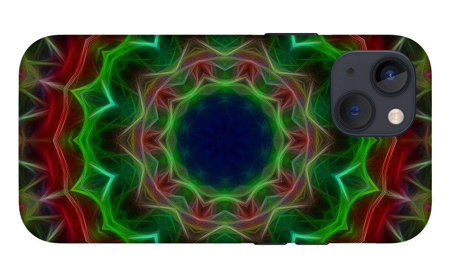 Blue Lotus Kaleidoscope - Phone Case