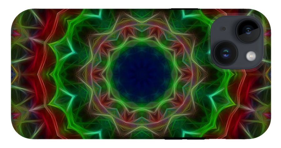 Blue Lotus Kaleidoscope - Phone Case