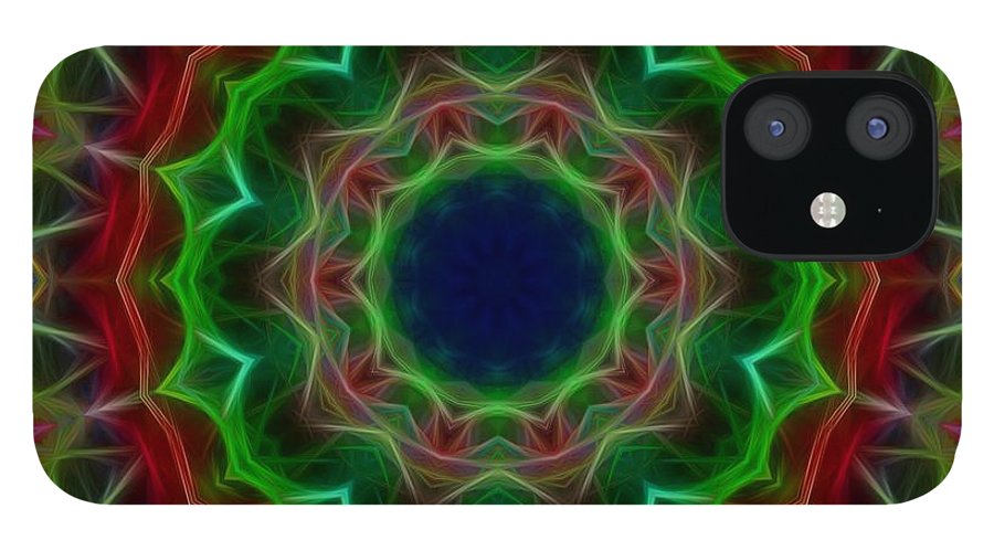 Blue Lotus Kaleidoscope - Phone Case