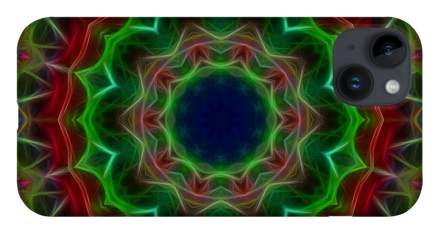Blue Lotus Kaleidoscope - Phone Case