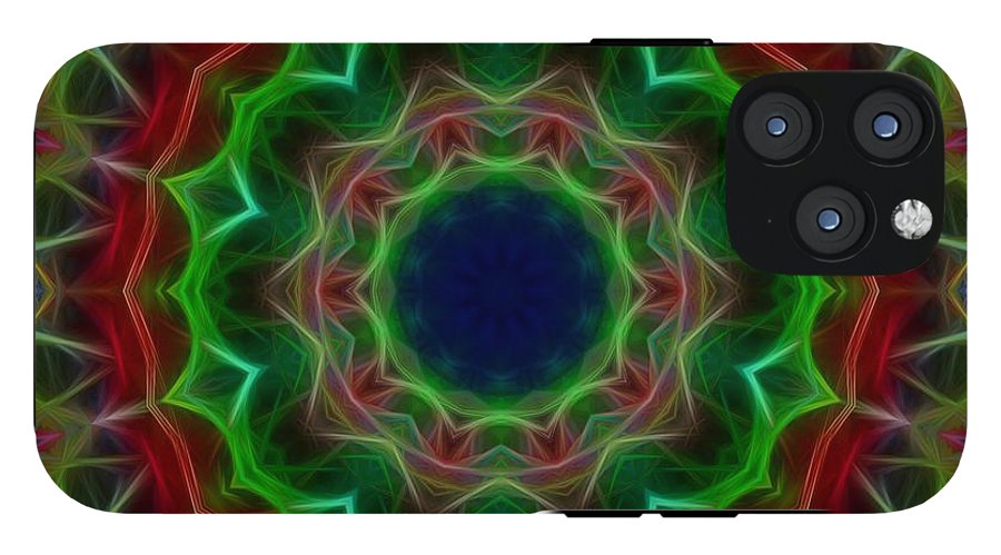 Blue Lotus Kaleidoscope - Phone Case