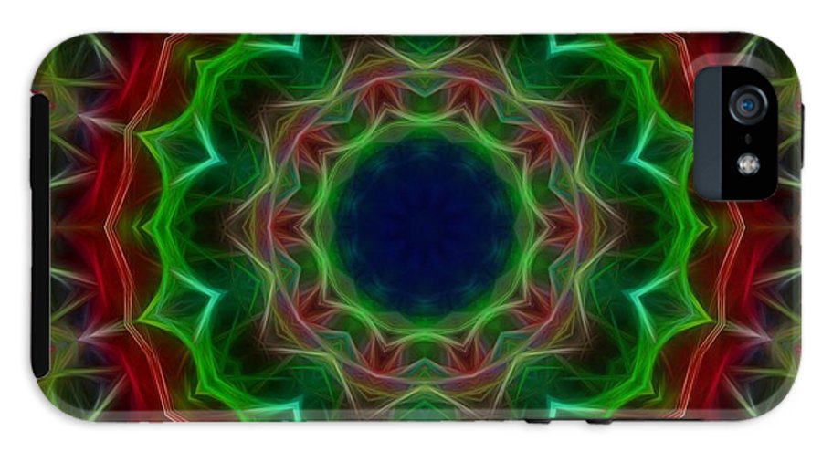 Blue Lotus Kaleidoscope - Phone Case