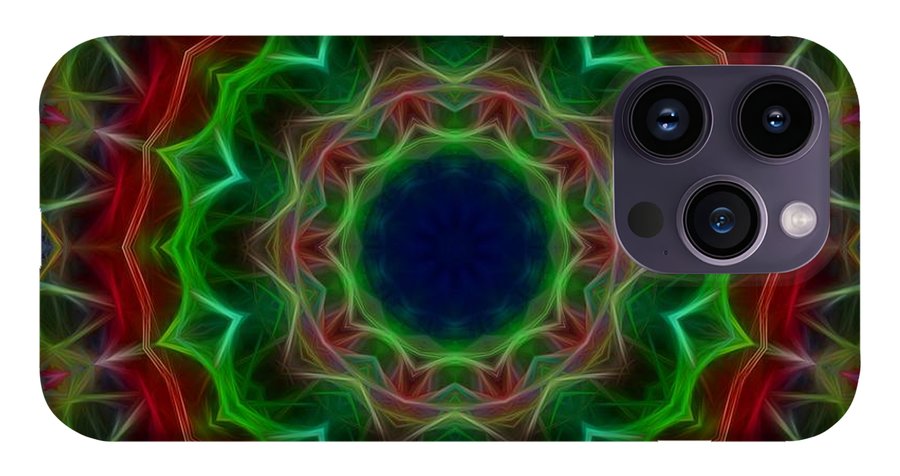 Blue Lotus Kaleidoscope - Phone Case