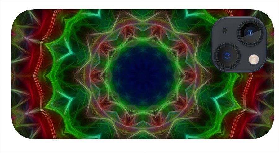 Blue Lotus Kaleidoscope - Phone Case