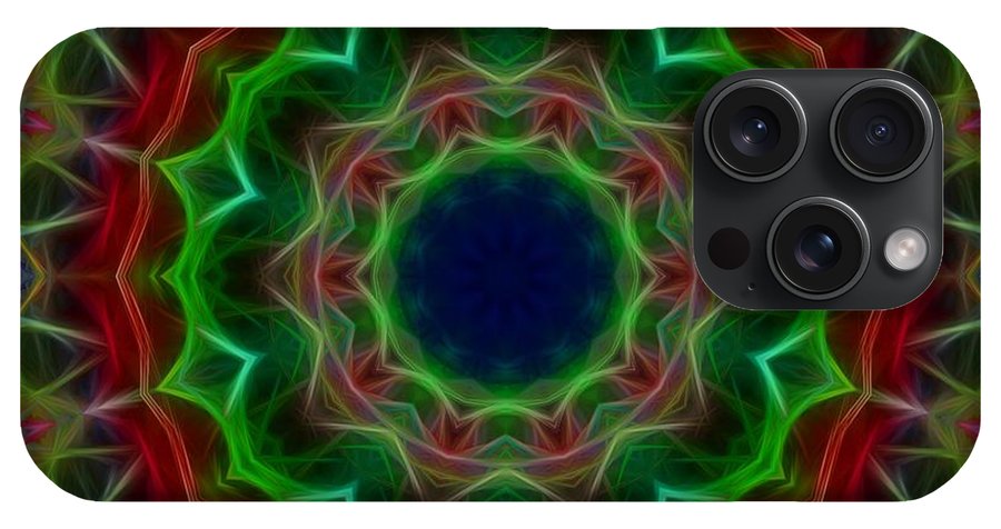 Blue Lotus Kaleidoscope - Phone Case