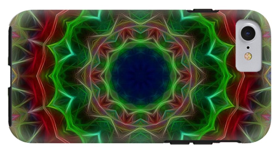 Blue Lotus Kaleidoscope - Phone Case