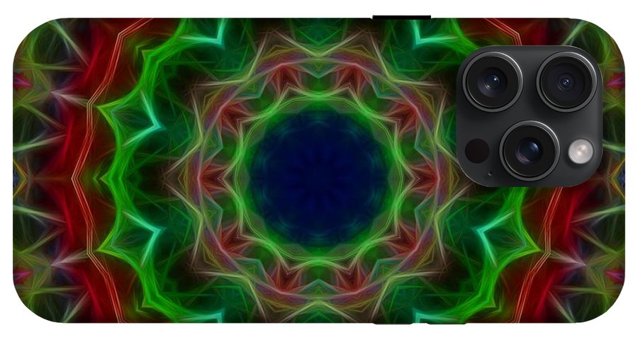 Blue Lotus Kaleidoscope - Phone Case