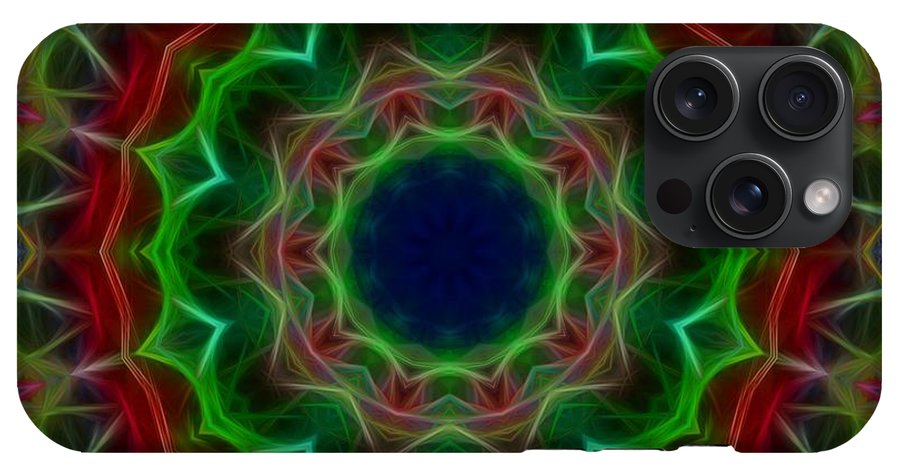 Blue Lotus Kaleidoscope - Phone Case