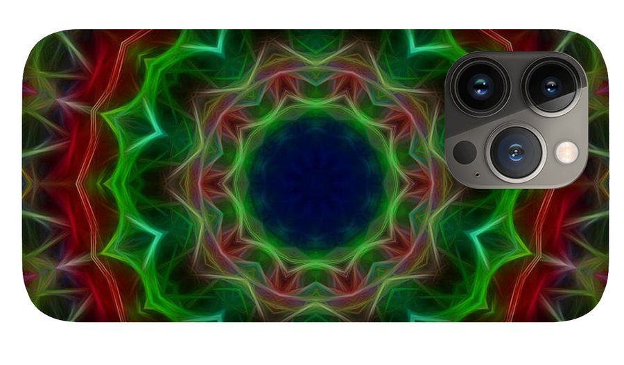 Blue Lotus Kaleidoscope - Phone Case
