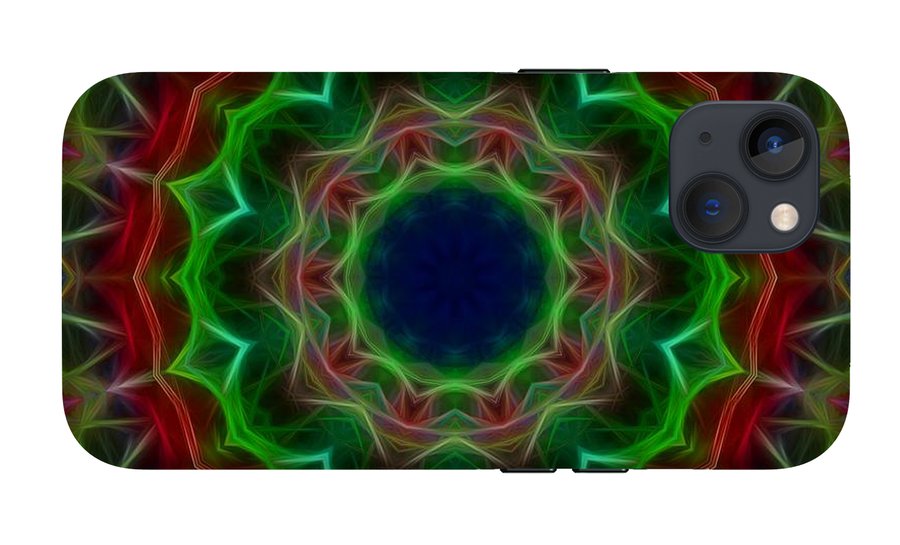 Blue Lotus Kaleidoscope - Phone Case