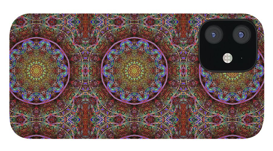 Blue Pink Windy Kaleidoscope - Phone Case